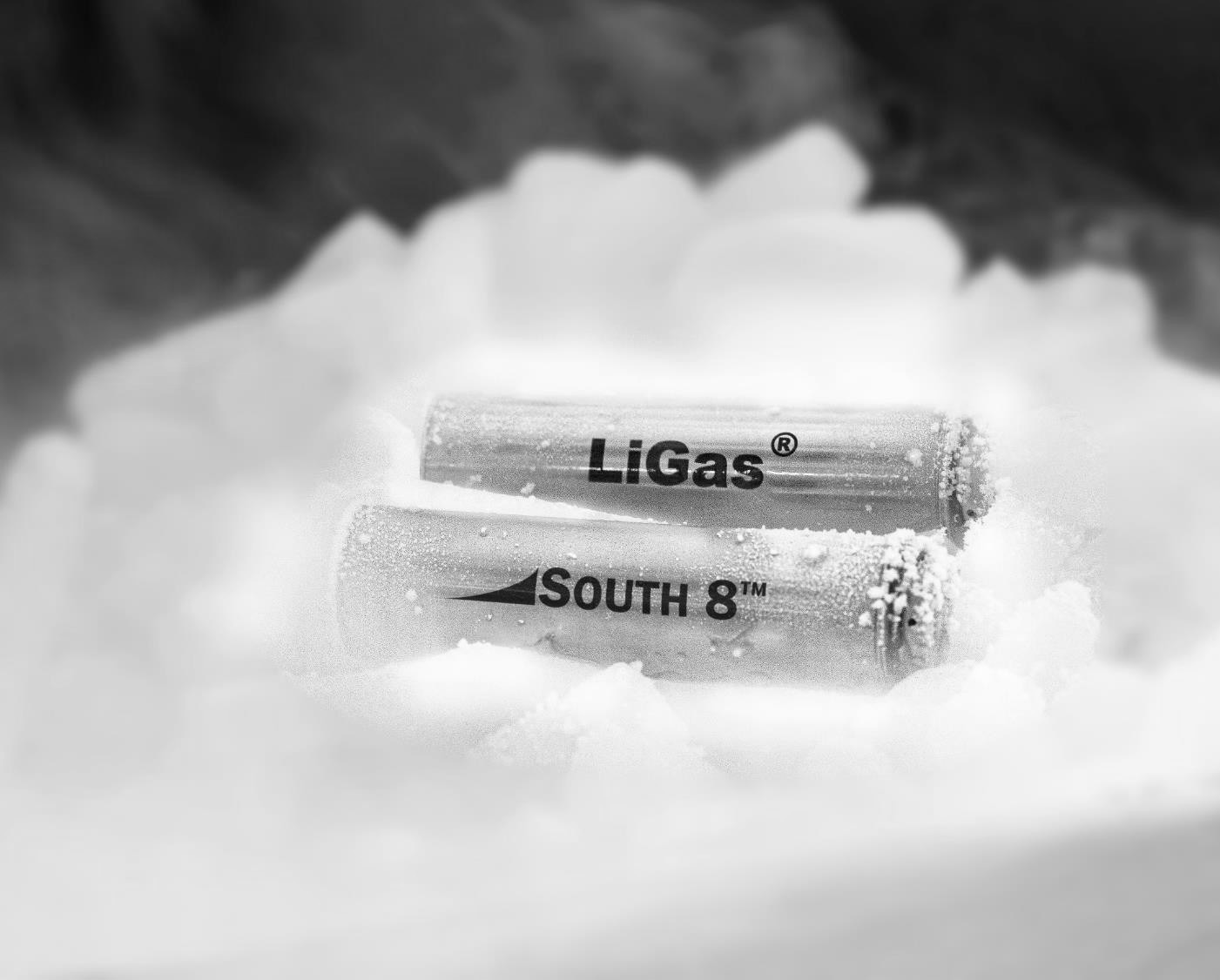 LiGas batteries on dry ice